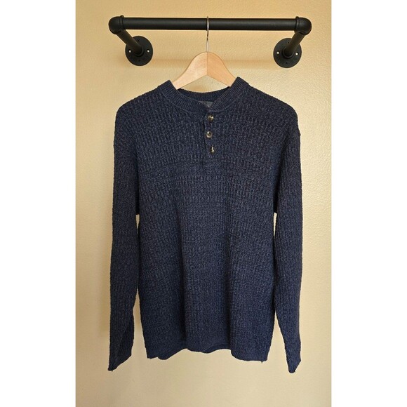 Vintage‎ Ocar De La Renta mens blue sweater size large - Picture 4 of 10